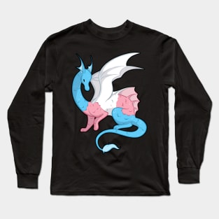 Trans Dragon Flag Long Sleeve T-Shirt